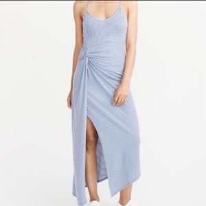 Abercrombie asymmetrical maxi dress
